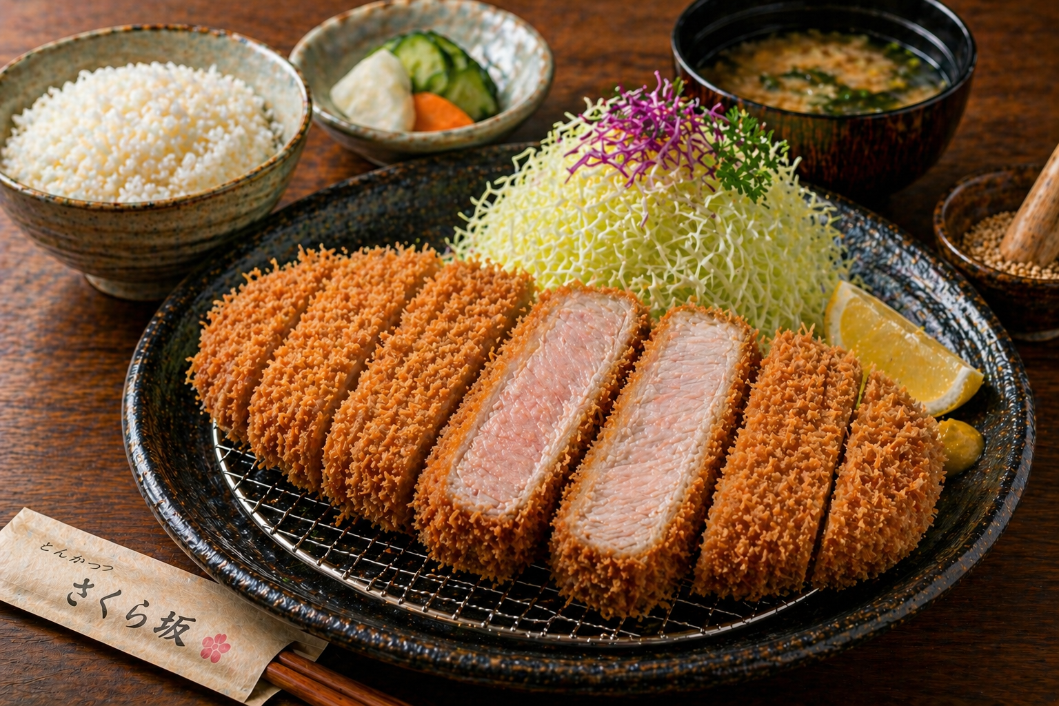 特上ロースかつ定食